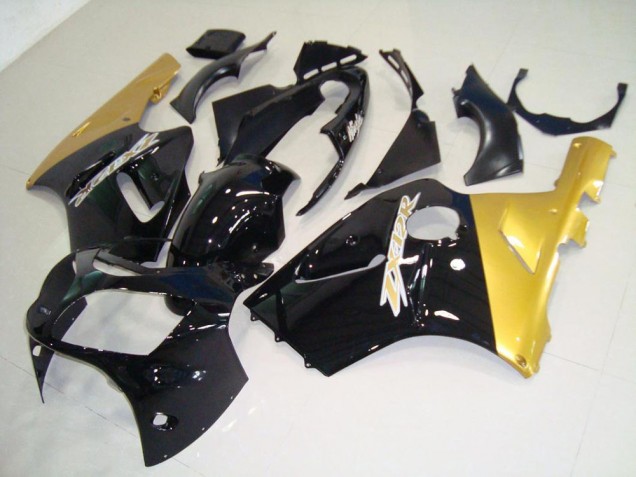 2000-2001 Black Gold Kawasaki Ninja ZX12R Fairings