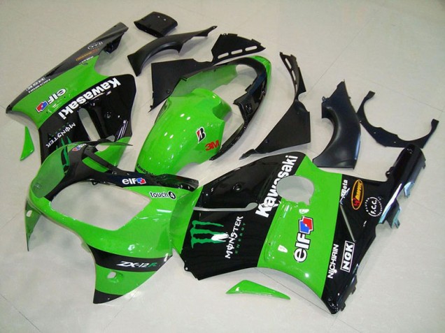 2000-2001 Green Monster Kawasaki Ninja ZX12R Fairings