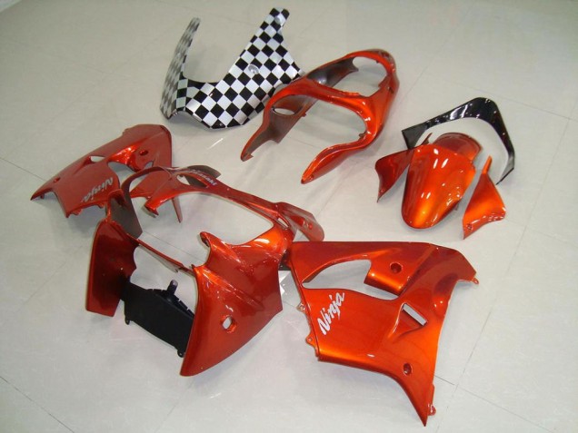 2000-2001 Orange Kawasaki Ninja ZX9R Fairings