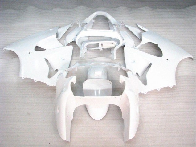 2000-2002 Glossy White Kawasaki Ninja ZX6R Fairings