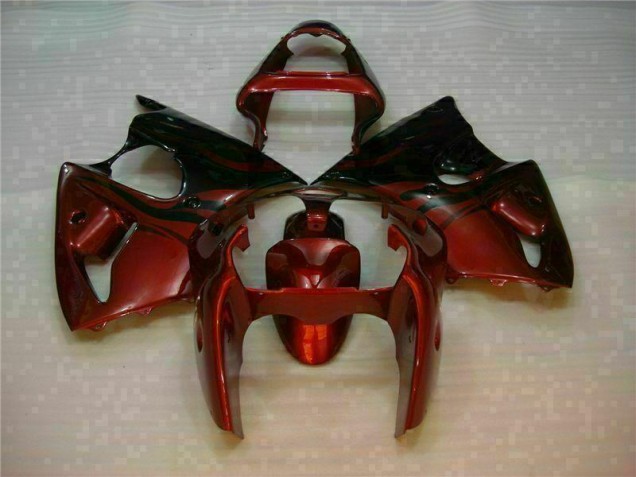 2000-2002 Red Kawasaki Ninja ZX6R Fairings