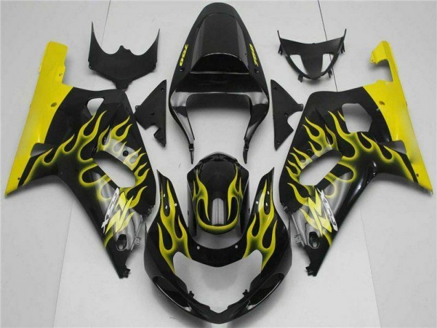 2001-2003 Black Suzuki GSXR 600/750 Fairings