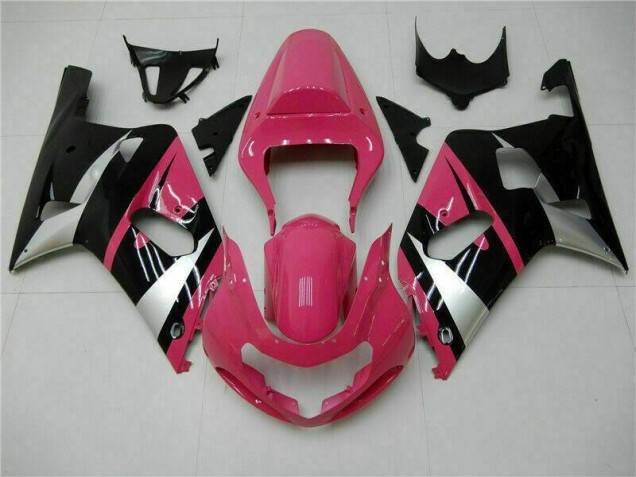 2001-2003 Pink Black Suzuki GSXR 600/750 Fairings