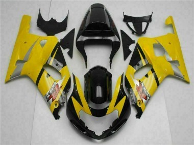 2001-2003 Yellow Suzuki GSXR 600/750 Full Fairing Kit