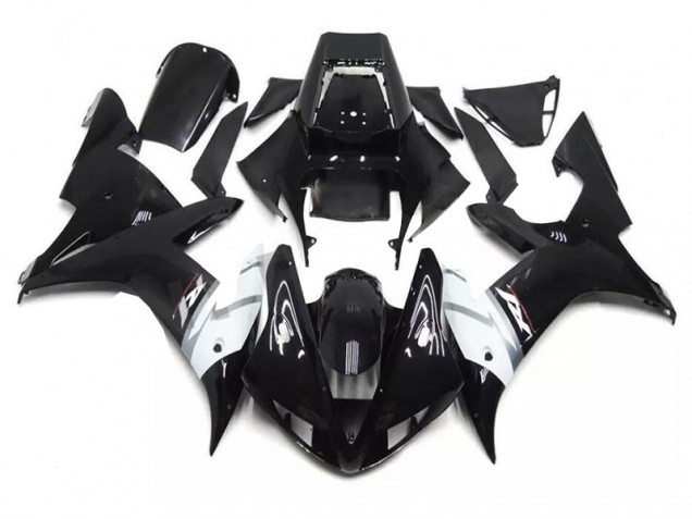 2002-2003 Black White Yamaha YZF R1 Fairings & Bodywork