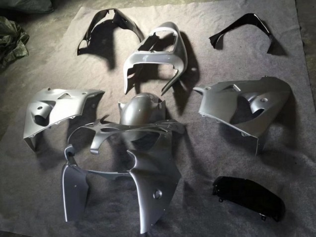 2002-2003 Silver Glossy Black Kawasaki Ninja ZX9R Fairings & Bodywork