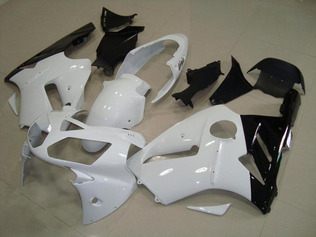 2002-2005 White Black Kawasaki Ninja ZX12R Fairings