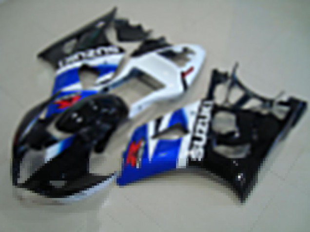 2003-2004 Black Blue White Suzuki GSXR 1000 Fairings