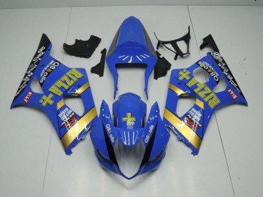 2003-2004 Blue Rizla Suzuki GSXR 1000 Fairings