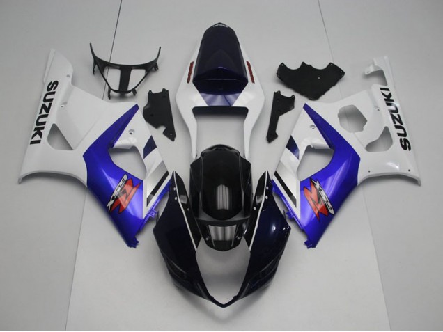 2003-2004 Dark Blue Front and Blue Suzuki GSXR 1000 Fairings