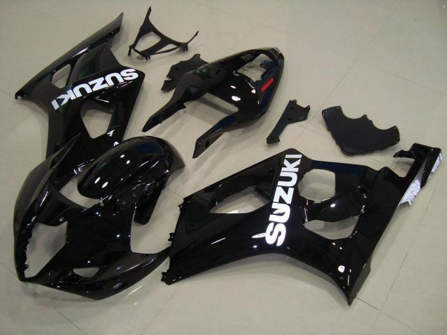 2003-2004 Glossy Black Suzuki GSXR 1000 Fairing Kit