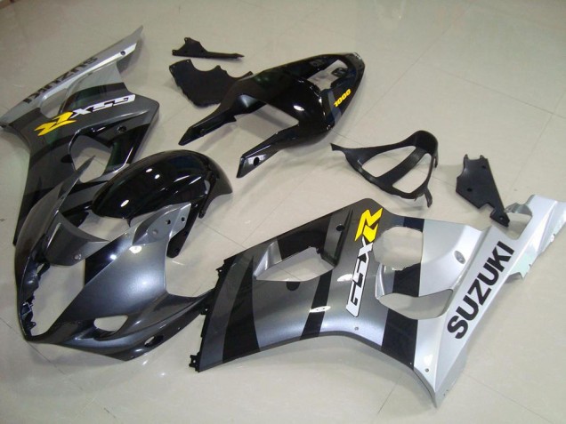 2003-2004 Grey Silver Suzuki GSXR 1000 Fairings