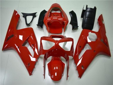 2003-2004 Red Kawasaki Ninja ZX6R Fairings