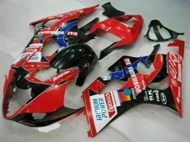 2003-2004 Red Suzuki GSXR 1000 Abs Fairing Kit