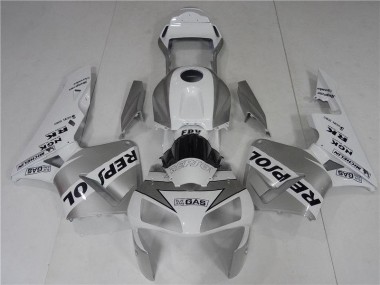 2003-2004 Silve White Black Honda CBR600RR Fairings