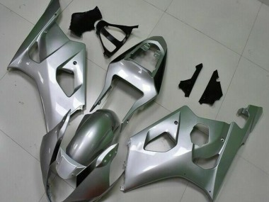 2003-2004 Silver Suzuki GSXR 1000 Fairing Kit & Bodywork