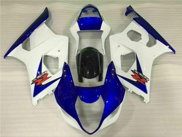 2003-2004 White Blue Suzuki GSXR 1000 Fairings