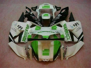 2003-2004 White Honda CBR600RR Plastic Full Fairing Kit