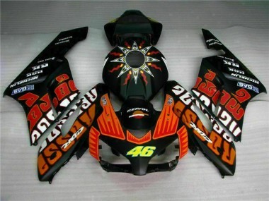 2004-2005 Black Orange Honda CBR1000RR Fairings