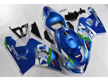 2004-2005 Blue White Suzuki GSXR 600/750 Fairings