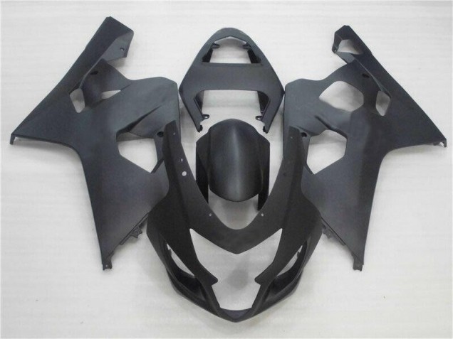 2004-2005 Matte Black Suzuki GSXR 600/750 Fairings