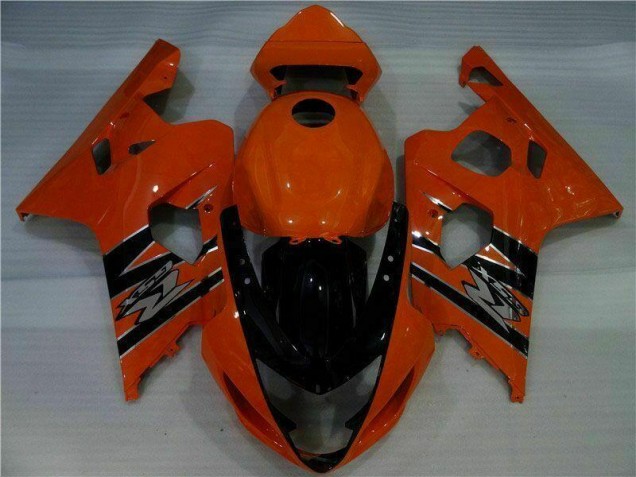 2004-2005 Orange Black Suzuki GSXR 600/750 Plastics Fairing Kits