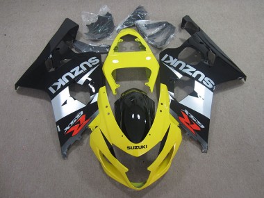 2004-2005 Yelow Black Silver Suzuki GSXR750 Fairings