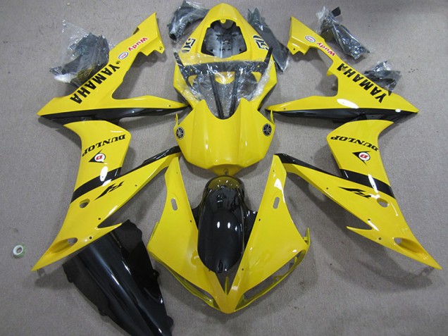 2004-2006 Yellow Dunlop Yamaha YZF R1 Fairings