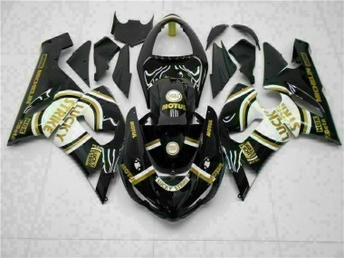 2005-2006 Black Kawasaki Ninja ZX6R Fairings & Bodywork