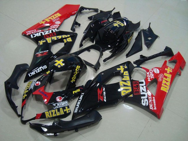 2005-2006 Black Red Rizla Suzuki GSXR 1000 Fairings