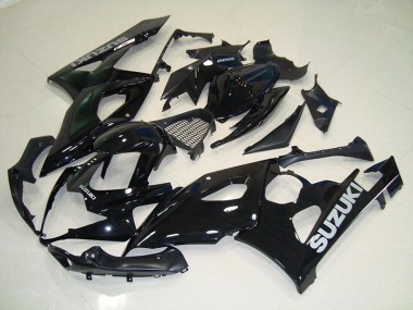 2005-2006 Black Silver Decals Suzuki GSXR 1000 Fairings