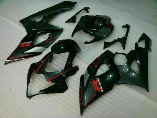 2005-2006 Black Suzuki GSXR 1000 Fairing Kit & Bodywork