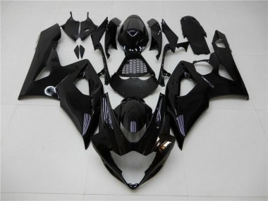 2005-2006 Glossy Black Suzuki GSXR 1000 Fairings