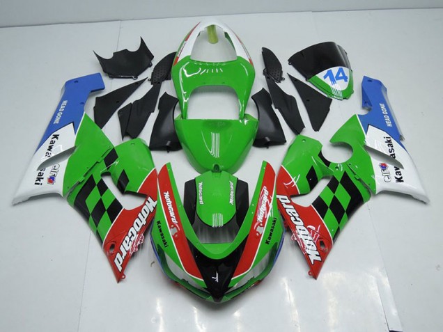 2005-2006 Motocard Kawasaki Ninja ZX6R Fairings