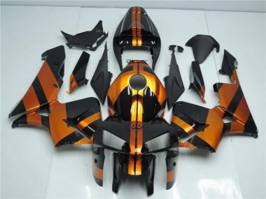 2005-2006 Orange Black Honda CBR600RR Plastics Fairings