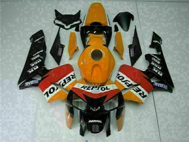 2005-2006 Orange Honda CBR600RR Plastics Fairings