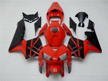 2005-2006 Red Black Honda CBR600RR Abs Fairing Kit