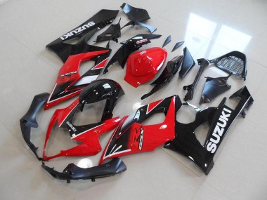 2005-2006 Red Black OEM Style Suzuki GSXR 1000 Fairings