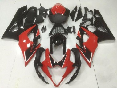 2005-2006 Red Black Suzuki GSXR 1000 Fairing Kit & Bodywork