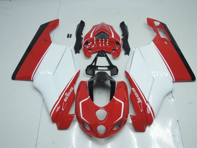 2005-2006 Red White Red Ducati 749 999 Fairings