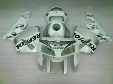 2005-2006 White Honda CBR600RR Full Fairing Kit