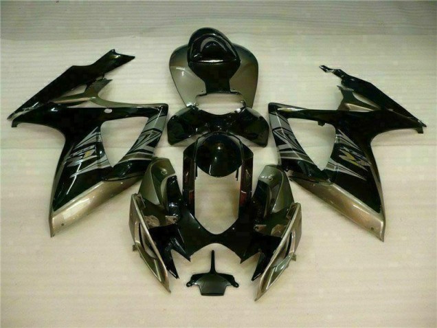 2006-2007 Black Grey Suzuki GSXR 600/750 Fairings & Bodywork