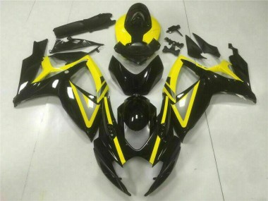 2006-2007 Black Suzuki GSXR 600/750 Fairing Kit