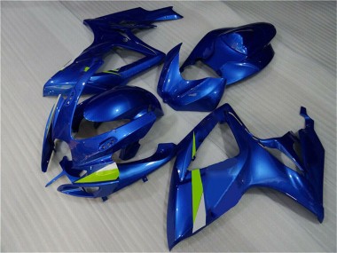 2006-2007 Blue Suzuki GSXR 600/750 Abs Fairing Kits