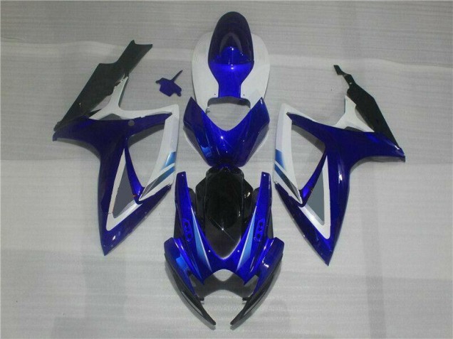 2006-2007 Blue White Suzuki GSXR 600/750 Fairings & Bodywork