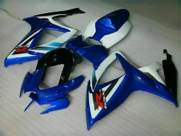 2006-2007 Blue White Suzuki GSXR 600/750 Fairings