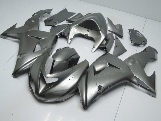 2006-2007 Glossygrey Kawasaki Ninja ZX10R Fairings