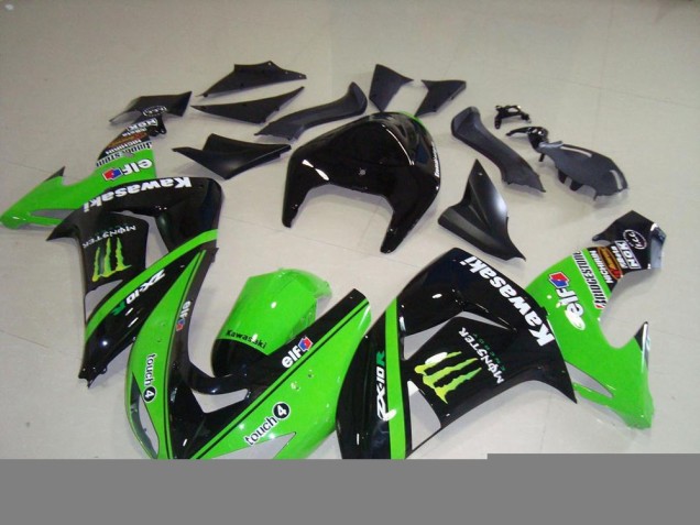 2006-2007 Green Monster Kawasaki Ninja ZX10R Fairings & Bodywork