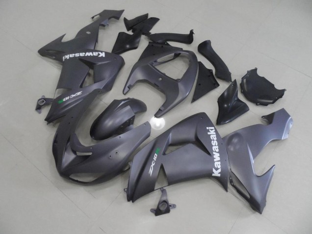 2006-2007 Grey with White Decals Kawasaki Ninja ZX10R Fairings