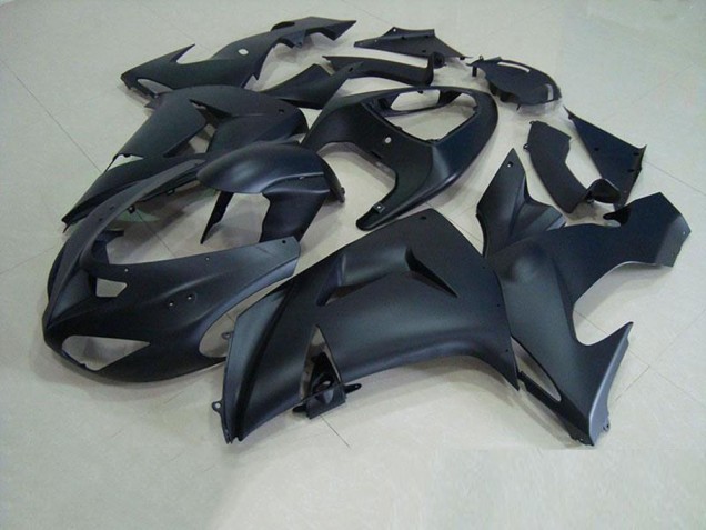 2006-2007 Matte Black Kawasaki Ninja ZX10R Fairings